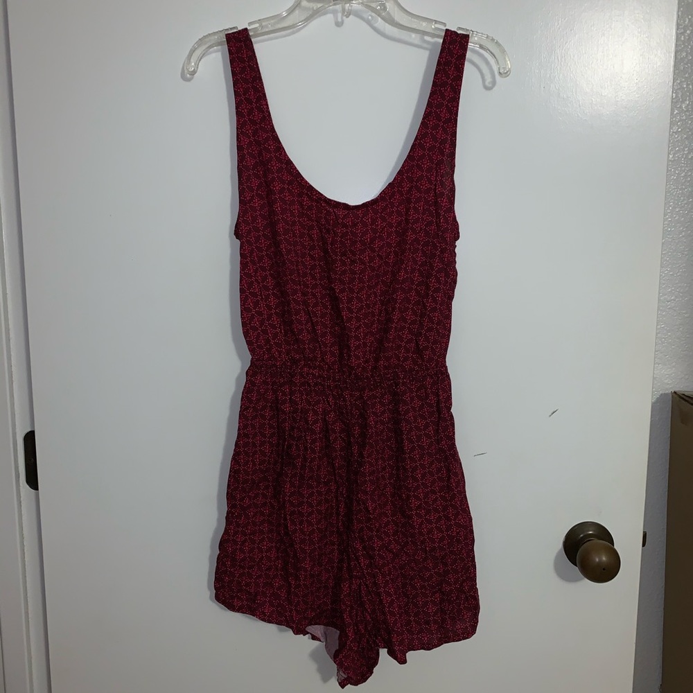 Red Hollister Romper